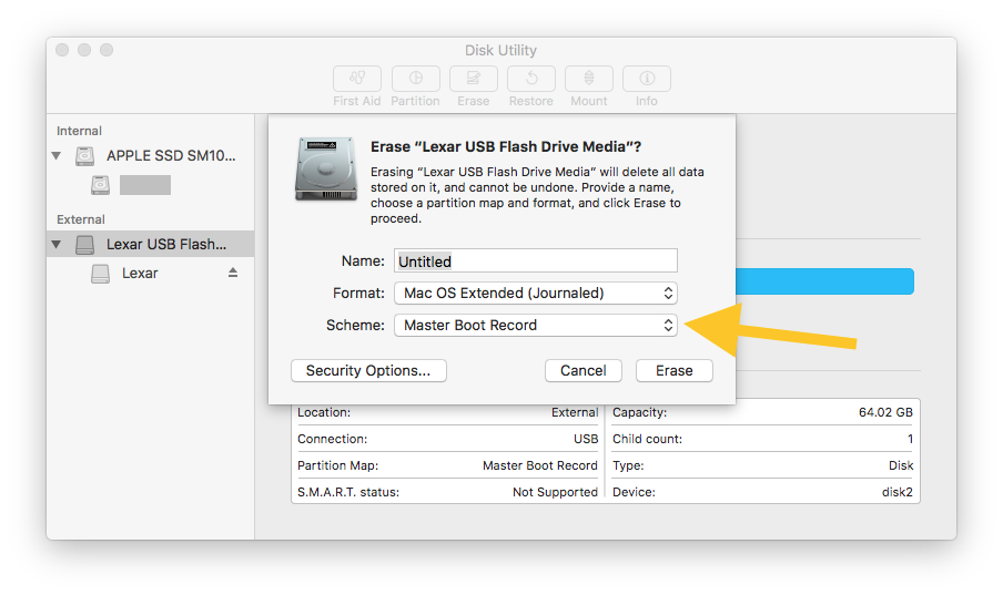 Disk Utility Erase For Mac